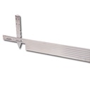 Randbegrenzung Aluminium silber, Höhe 14 cm, Dicke 4.8 mm