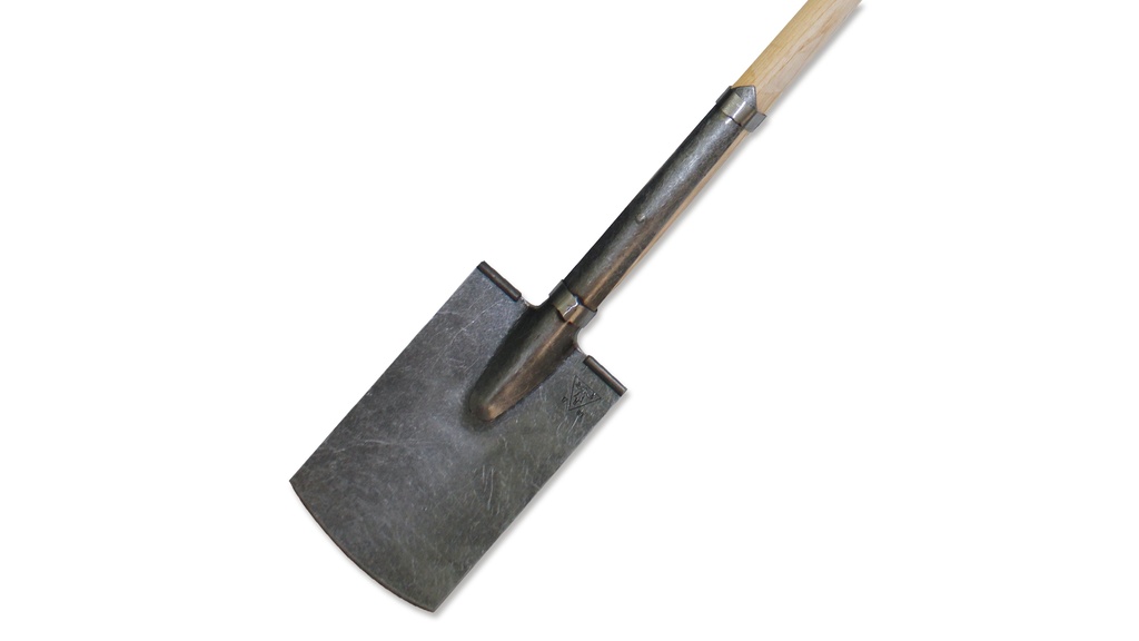 Bêche, forgé à main, grandeur de la lame 28.5 x 18 cm