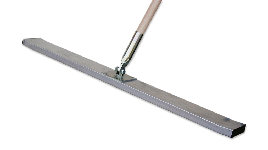 Racloir pour l'étalage du béton, largeur 100 cm, manche 220 cm