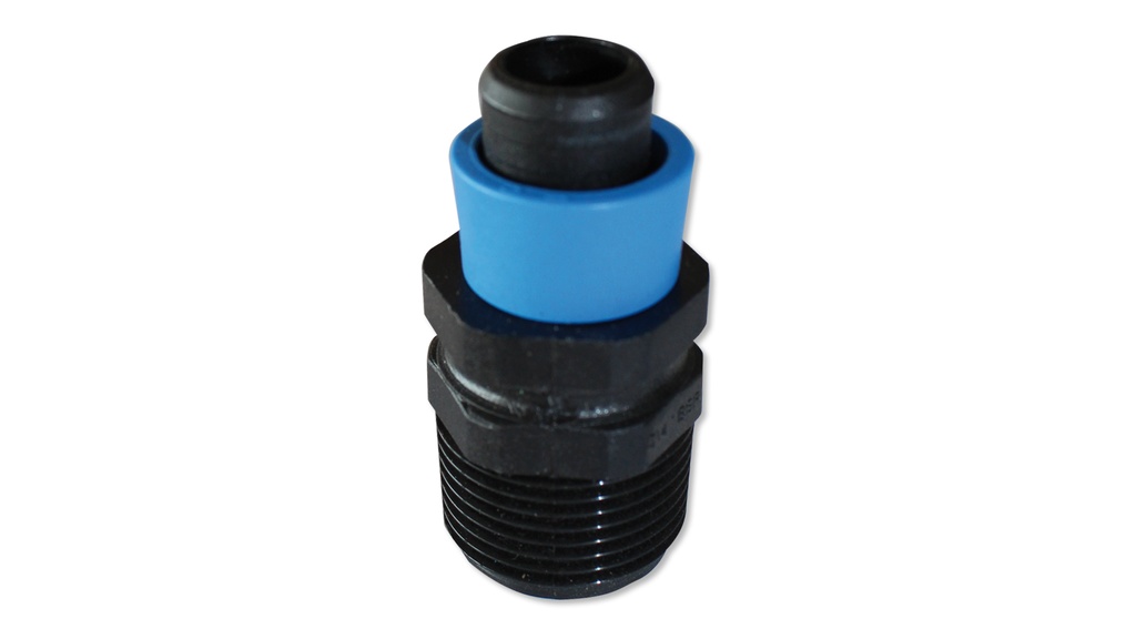 Anfangstück 3/4" AG, 1 Abgang mit Ring