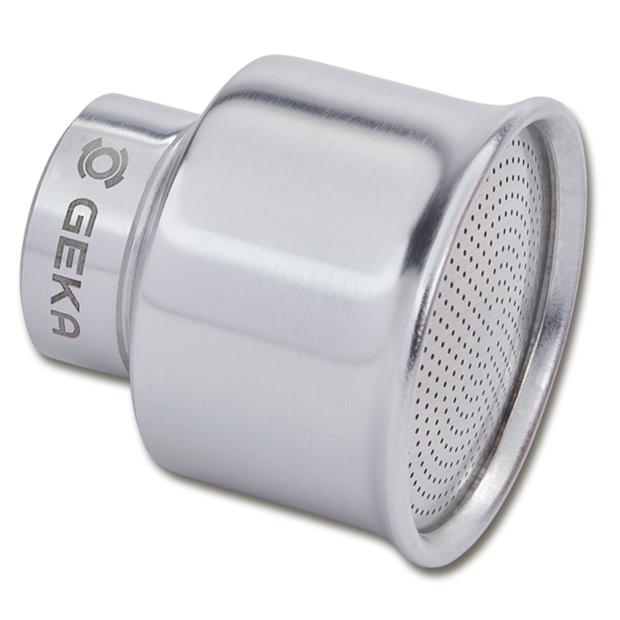 Giesskopf aus Leichtmetall Ø 50 mm, 0.7 mm Löcher, Bajonett-Verschluss