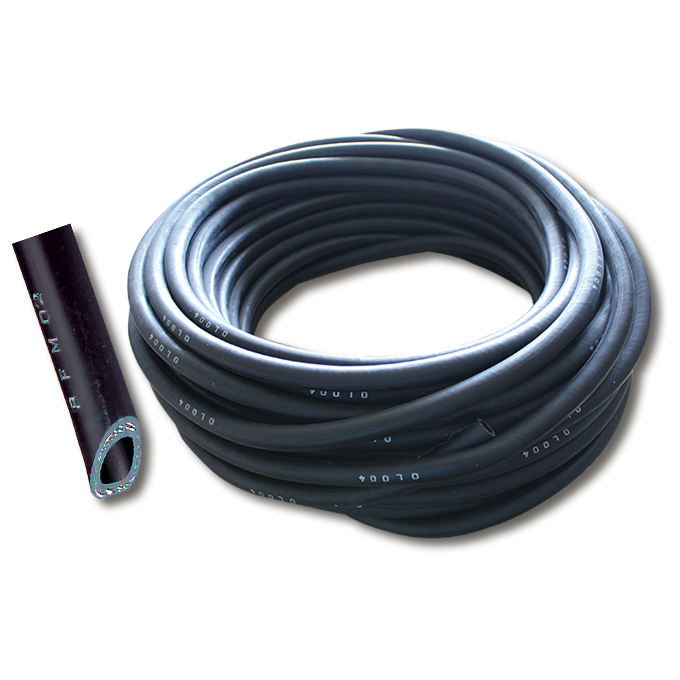 Tuyau en caoutchouc PRESS noir 19x5.0 mm, rouleau de 40 m