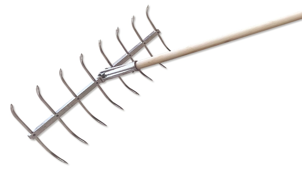 Schwarberrechen mit T-Stiel, 54 cm breit