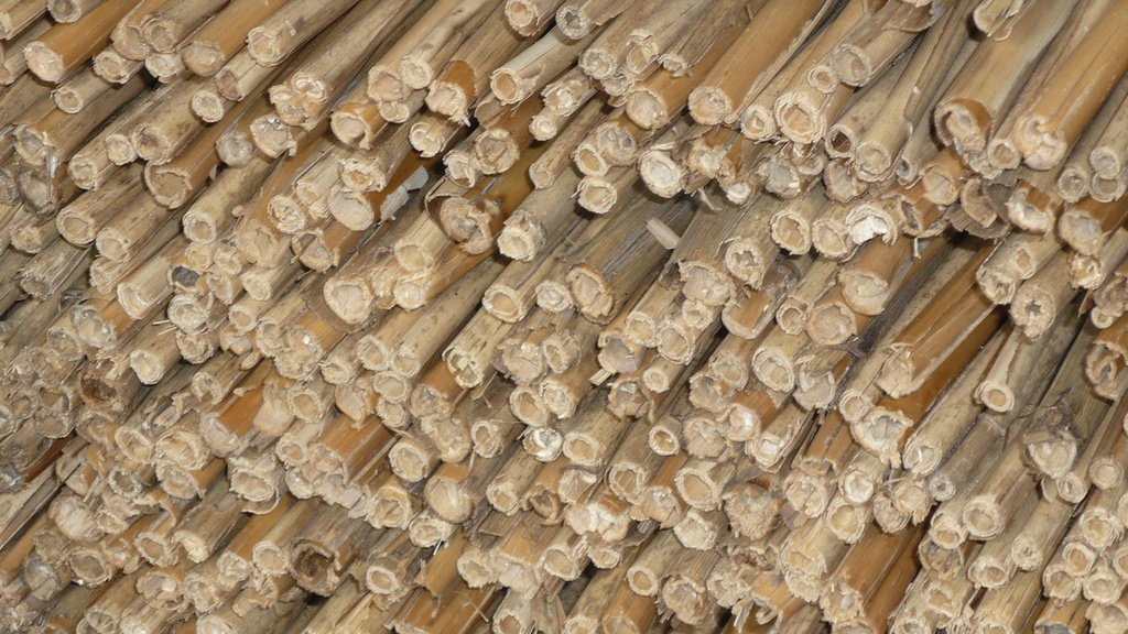 Natte de jonc largeur 220 cm, rouleau de 6 m