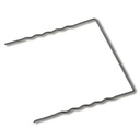 Agraffe U-förmig GEOHIT EXTRA blank 20 x 20 x 20 cm, 100 Stück