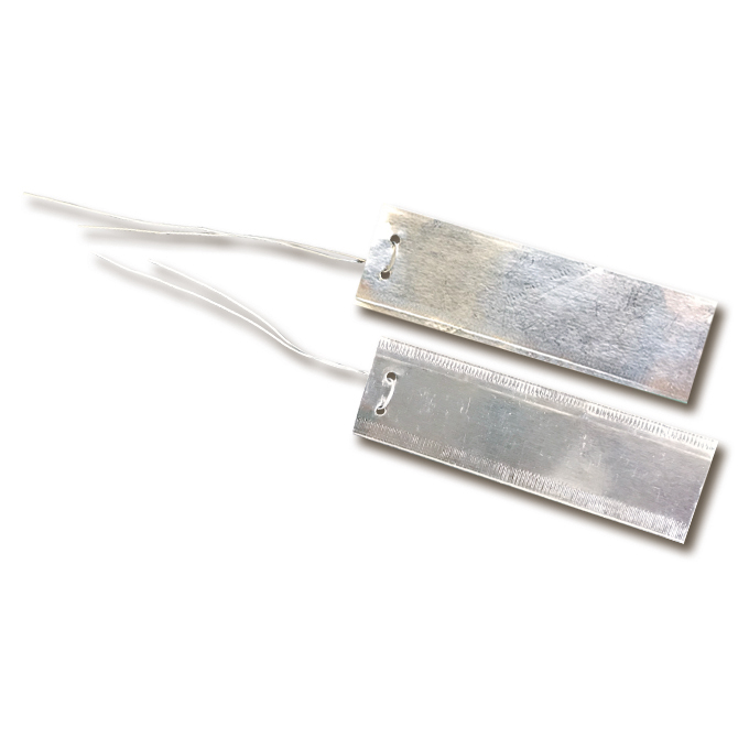 Alu-Hängeetiketten PRINTIKETT 76 x 22 mm, 100 Stück