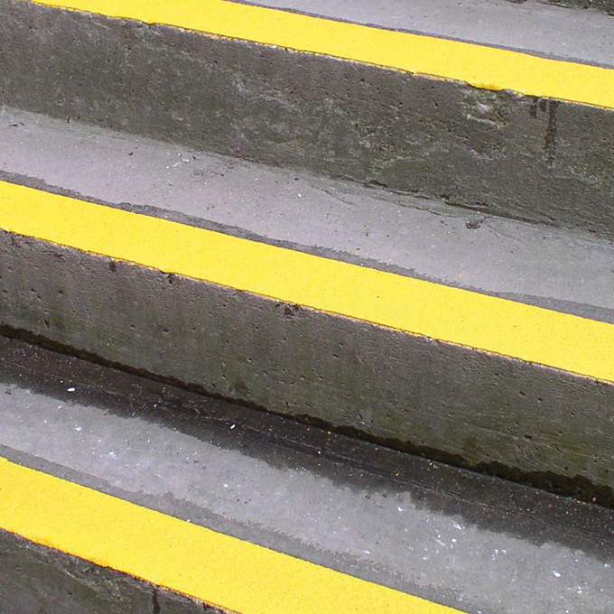 Marquage jaune, longueur 100 cm, largeur 5 cm