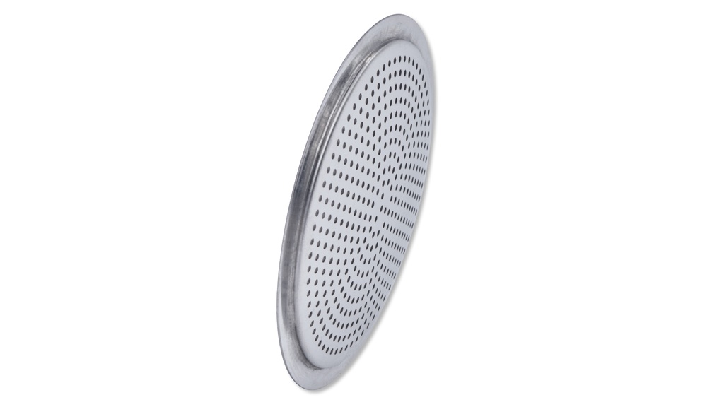 Platine 50 mm ø mit Sieblöcher 1.0 mm