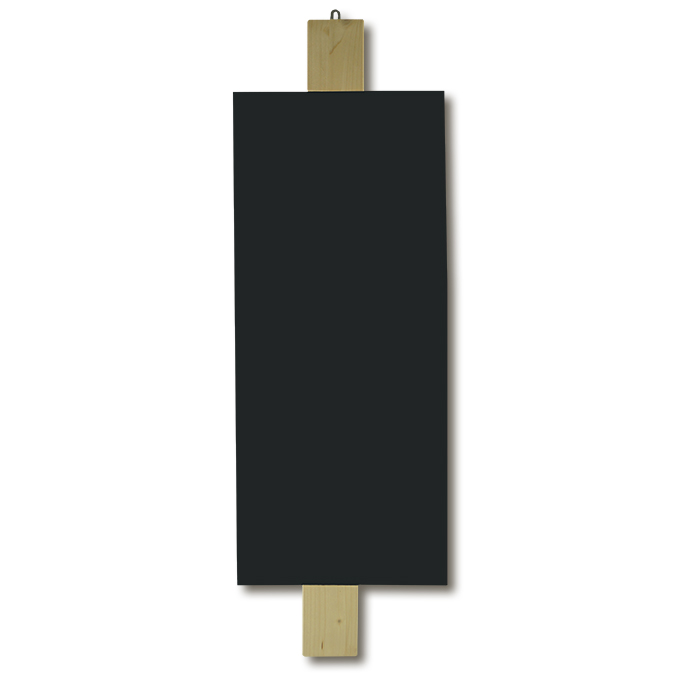 Kreidetafel «Deko» 18 x 59 cm, Gesamthöhe 72 cm