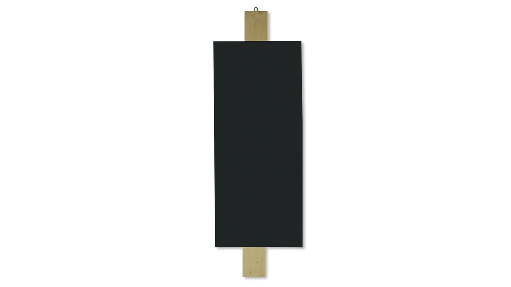 Pancarte façon ardoise «déco», 18 x 59 cm, hauteur 72 cm