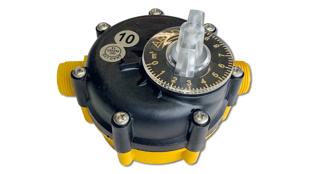 Volumeter (Wassermengenventil) 3/4", 0.5-1.5 m³/h