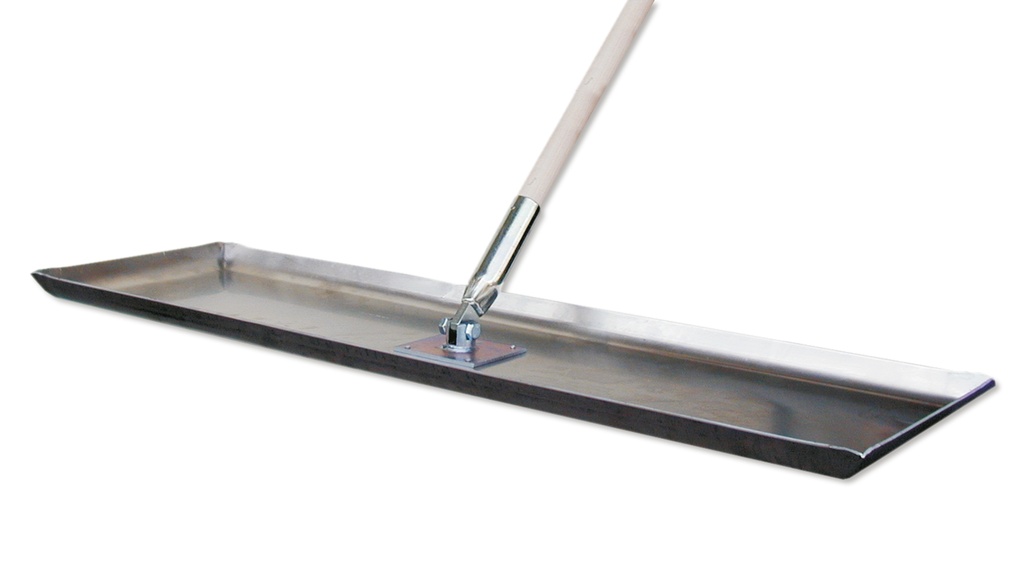 Betonschieber, Grösse 98 x 30 cm, mit Stiel 220 cm