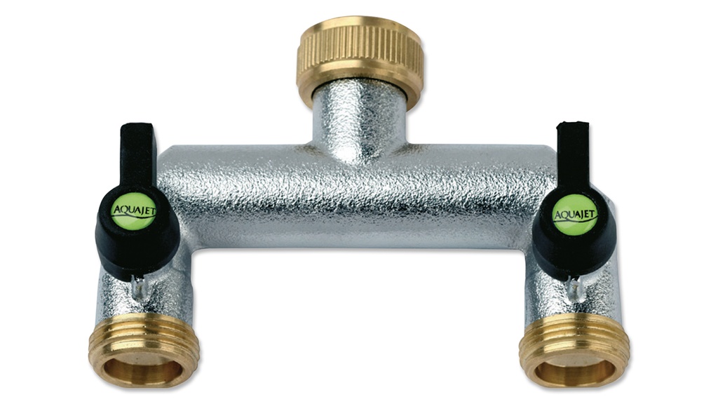 Abzweigstück ¾", 2 regulierbare Abgänge