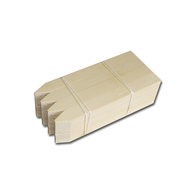 Holzetiketten natur, 180 x 20 mm, Bund à 100 Stück