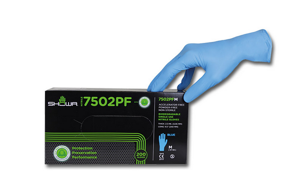 Einweghandschuh SHOWA NITRIL, Grösse XL/10, Dispenserbox à 200 Stück