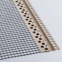 Randabschlussprofil steinfix® netz graubeige, Länge 200 cm, Steghöhe 10 mm
