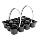 Tragepackung 12 (2x6) Mulden, Topfmass 10.5 cm, ohne Tragegriff