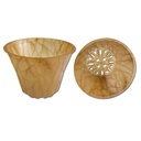 Pflanztopf PLENTA hell 12 x 10 cm