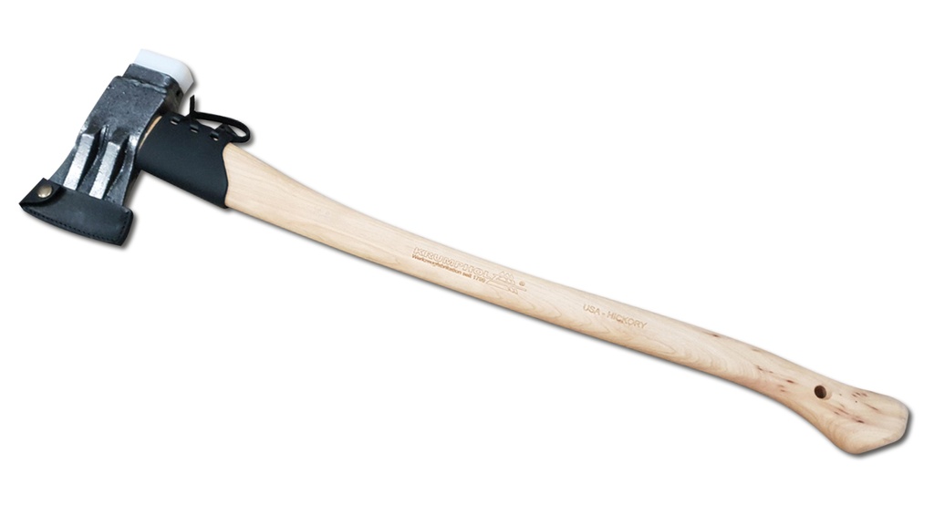 Merlin double-coin de bûcherons avec tête en polymère, manche 80 cm, poids de la tête 1.7 kg