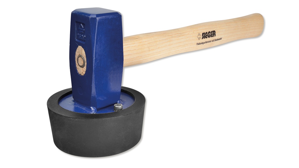 Plattenlegerhammer SIEGER® rund