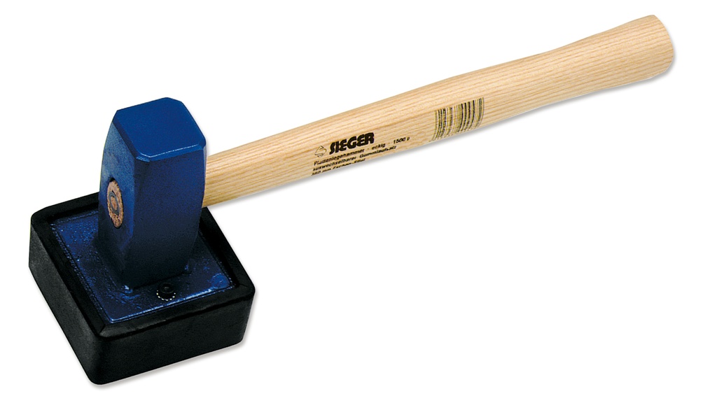 Plattenlegerhammer SIEGER® eckig