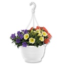 Suspension pour plantes KOMET blanche, 25 cm ø