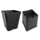 Conteneurs rectangulaires noirs, 12 x 12 x 14 cm, 270 pièces