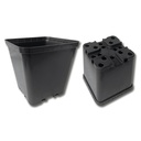 Conteneurs rectangulaires noirs 14 x 14 x 14 cm, 240 pièces