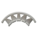 Renfort demi lune 5 mm blanc, flexible, 20'000 pièces