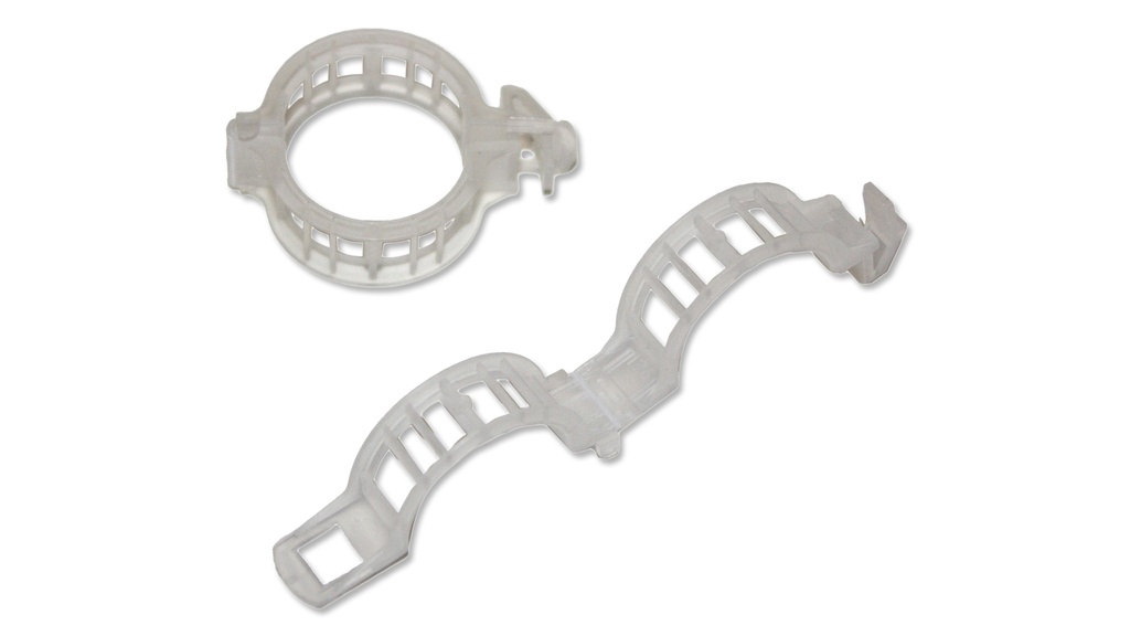 Pflanzenbefestigungsclip 23 mm transparent, Beutel à 500 Stück