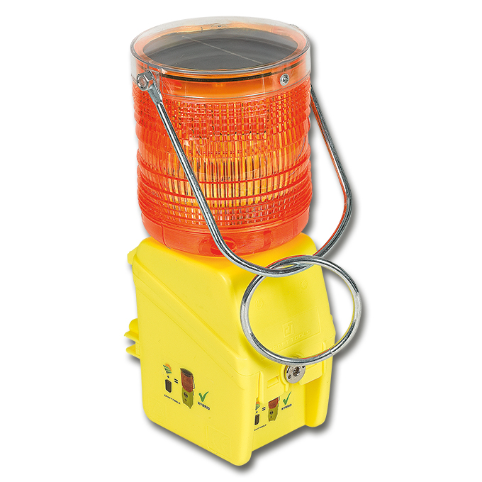 Baustellen-Warnleuchte LED HYBRID 360°