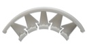 Renfort demi lune 6 mm blanc, flexible court, 500 pièces