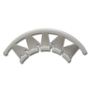 Renfort demi lune 6 mm blanc, flexible court, 500 pièces