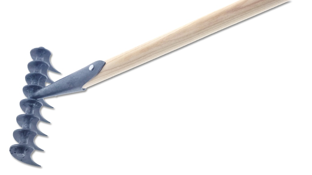 Râteau scarificateur, avec 8 dents, avec manche 140 cm