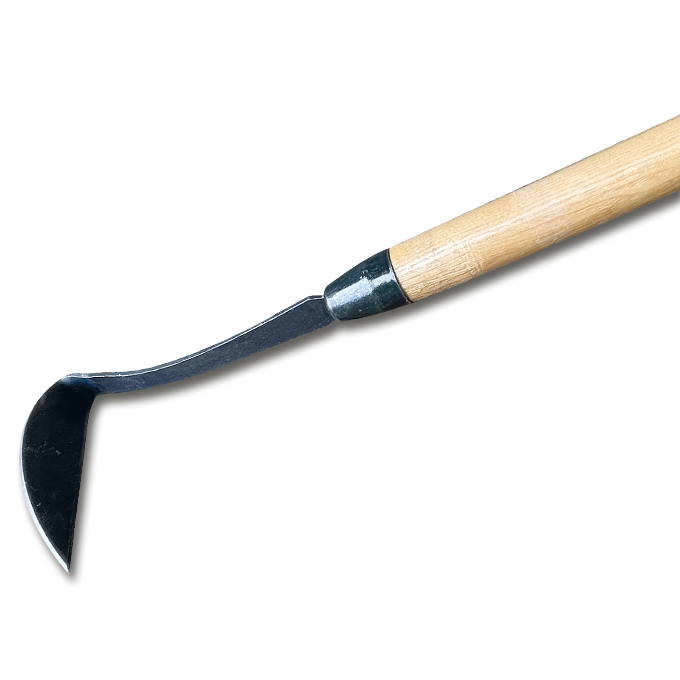 Japanische Sichelhacke, Rechtshänder, mit Stiel 140 cm