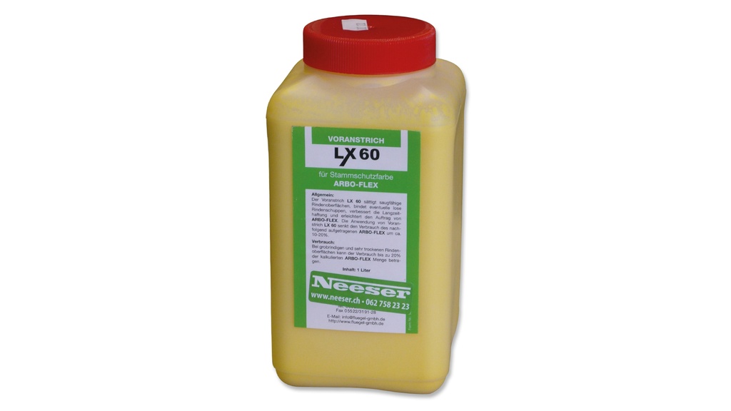 Couche d'apprêt LX 60, pour peinture de protection des troncs ARBO-FLEX 7 plus, 1 litre