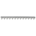Bordure en acier broches fixes, galvanisée, 2.5 mm x 10 cm, longueur 225 cm