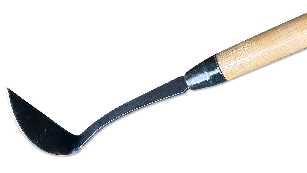 Houe japonaise en forme de faucille, pour gauchers, avec manche 140 cm