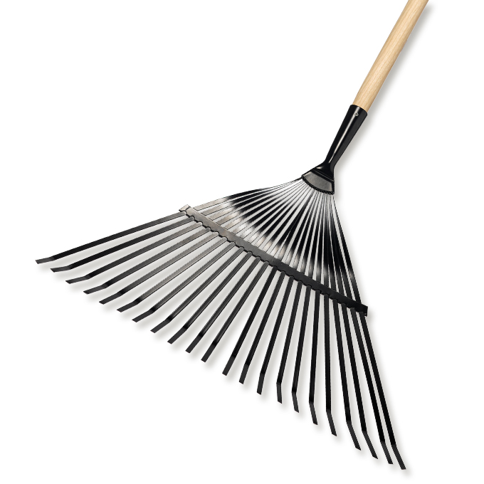 Balai à feuilles avec dents plates largeur 51 cm