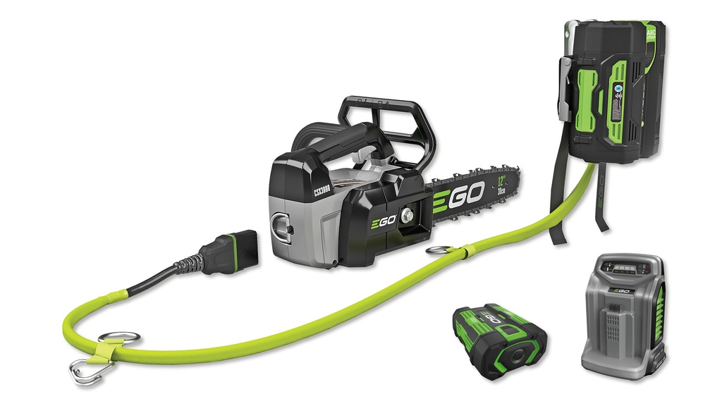 EGO Tronçonneuse d'élagage CSX3000, avec batterie et chargeur rapide