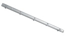 Barre en fer en U zingué 150 cm, 7 vis