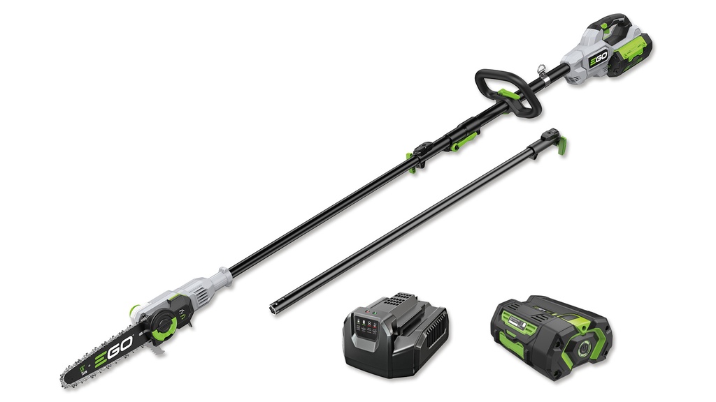 EGO Ébrancheur télescopique PS1000E, avec 1 rallonge, une batterie de 4 Ah et un chargeur standard