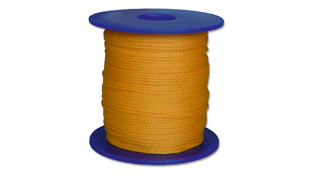 Cordeau de maçons polypropylène jaune, ø 1.5 mm, 100 m