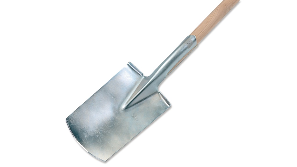 Bêche pour jardinier ROBUST, lame 28.5 x 18.5/18 cm, avec manche 100 cm