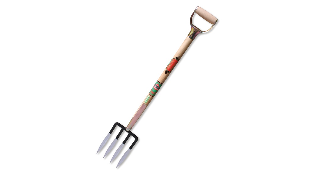 Fourche à bêcher GLORIA, 4 dents, longueur des dents 28 cm, manche en D