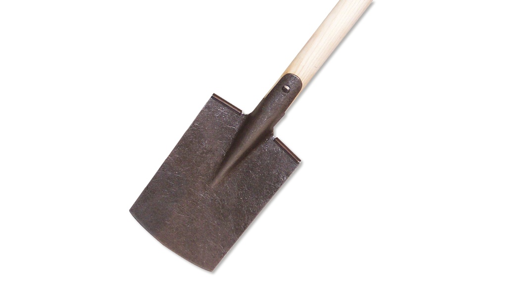 Bêche pour jardinier, forgé à main, lame 24.5 x 16.5 cm