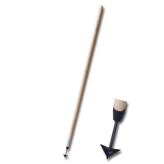 Fugenkratzer triangelförmig, mit Stiel 135 cm lang
