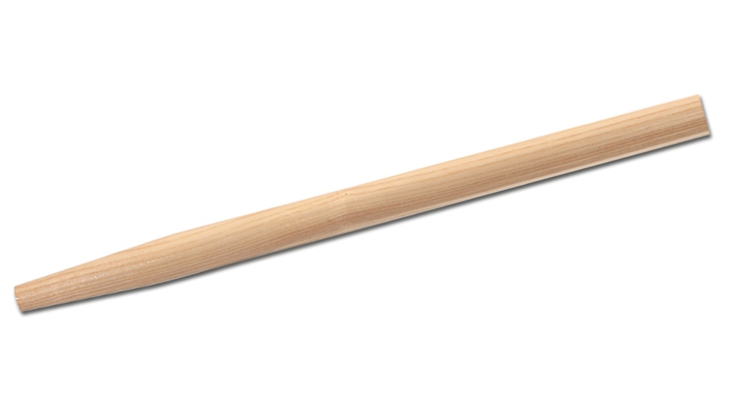 Manche de rechange pour houes en bois, pour crocs art. 204.210, art. 204.213, houe demi-lune art. art. 204.220, houe en forme coeur art. 204.223, houe de champ art. 204.225, houe Harz art. 204.228 et binette art. 204.230, 130 cm