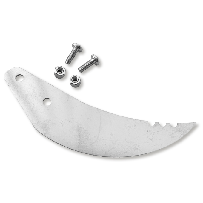Ersatzklinge gebogen inkl. Schrauben und Muttern zu Fugenkratzer Art. 204.338