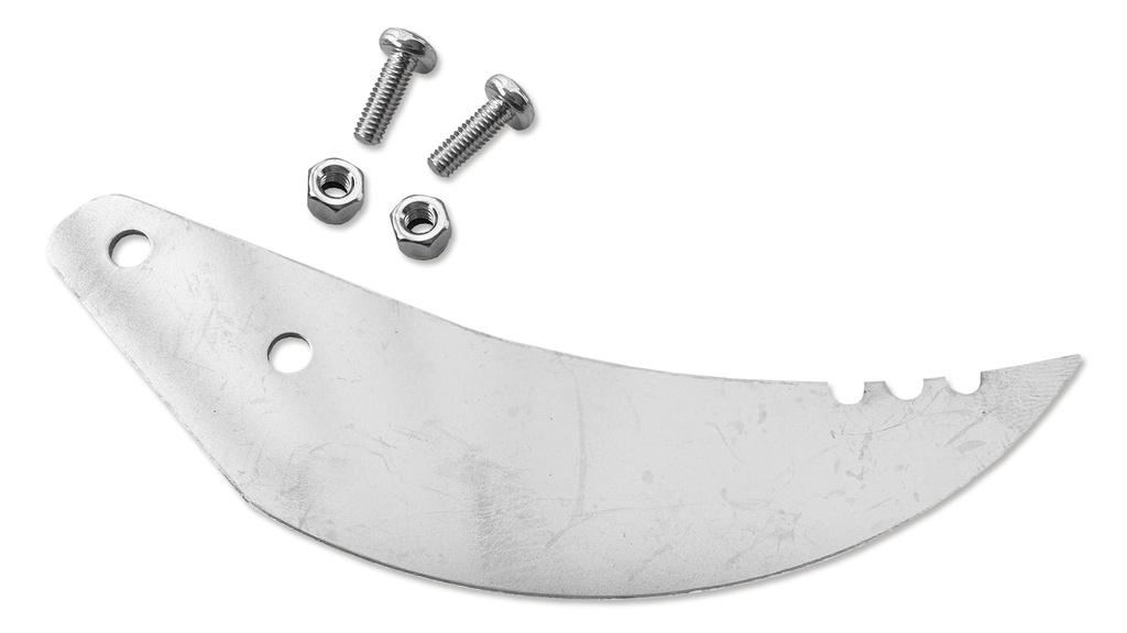 Lame de rechange courbée vis et écrous inclus pour coupe-bordures art. 204.338